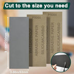 10PCS Sand Paper 5000 Grit Sandpaper Sheets, 9 x 3.6 Inch Wet Dry Sandpaper Sheets, Sand Paper for Metal, Wood Furniture, Automotive and Crafts