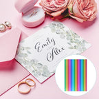 PATIKIL 11.7x8.3" Hot Stamping Foil Paper Sheet, 20 Sheets A4 Heat Transfer Hot Stamping Paper Foil for Leather DIY Logo Decor Craft Gift Package Scrapbook Card, Vertical Colorful