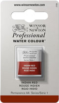Winsor & Newton Professional Water Colour Paint, Half Pan, Indian Red