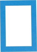 6x8 Mat for 8x10 Frame - Precut Mat Board Acid-Free Show Kit with Backing Board, and Clear Bags Bay Blue 6x8 Photo Matte Made to Fit a 8x10 Picture Frame Matboard for Framing, Pack of 1 Mat