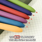 6 Pcs Gel Pens 0.5mm Quick Dry Black Ink Pens Fine Point Smooth Writing Pens, Cute Office and School Supplies Gifts for Women Teacher Students (6 Pcs Vintage Gold)