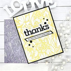 Metal Cutting Dies DIY Embossing Stencil Template Scrapbooking Card Making Mold Photo Album Arts Crafts Tools (Happy Thanks Love Enjoy- 9.6x9.3cm)