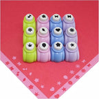 Punch Craft Set, 12 Pack Multicolored Shapes Hole Punch Great for Crafting & Fun Projects
