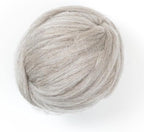 Natural Wool roving, 8 OZ. Best for Needle Felting, handcrafts and Spinning. Natural Colours, un-Dyed. (Gray Sand, 8 oz)