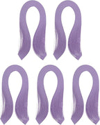 PATIKIL 600pcs Quilling Strips Paper 1/8"(3mm) 39cm Origami Paper Quilling Strip for Art DIY Hand Craft Christmas, Violet Purple