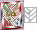 Cutting Dies Metal Stencils Scrapbooking Tools Flowers Lace Frame DIY Embossing Template for Paper Card Making Album Arts Crafts Supplies (Rectangle Grid-14x10cm)