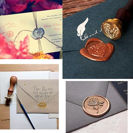 12 Pieces Sealing Wax Sticks with Wicks for Letter Seal Wax Stamp,Wedding Invitations, Packaging Decoration,Christmas Gift Ideas (Color)