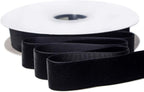 Ribbli Polyester Black Velvet Ribbon,1Inch,10-Yard Spool,Use for Choker,Gift Wrapping,Floral Bouquets, Boutonnieres