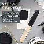 AMY HOWARD AT HOME Chalk-Based One Step Paint for Furniture, Cabinetry, Decor, Finish, and More | No Stripping, Sanding, or Priming | Dark Base | 32 Ounce | Black