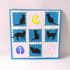 Cutting Dies Metal Stencils Scrapbooking Tools DIY Embossing Template for Paper Card Making Album Arts Crafts Supplies (6 Cats-8.7x6cm)