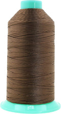 Mandala Crafts Bonded Nylon Thread Coyote Brown Heavy Duty Sewing Threads - 800 YDs Size 277 840D T270 Tex 270 Thread for Leather Jeans Weaving Outdoor Marine Upholstery Threads