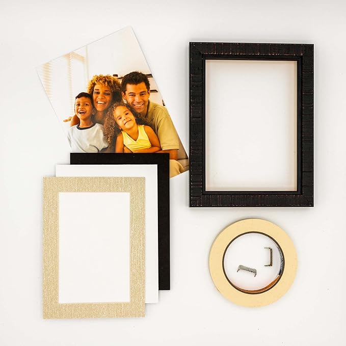 8x10 Mat Bevel Cut for 5x8 Photos - Acid Free Fresh Linen Canvas Precut Matboard - For Pictures, Photos, Framing - 4-ply Thickness