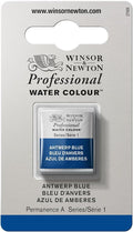 Winsor & Newton Professional Water Colour Paint, Half Pan, Antwerp Blue
