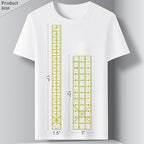 Quilting Rulers, Sewing Ruler, Acrylic Ruler for Sewing and Quilting,Cutting Ruler with Non-Slip Rings (3"x17",1.5"x17",3"x12",1.5"x10",1"x6") (Yellow)