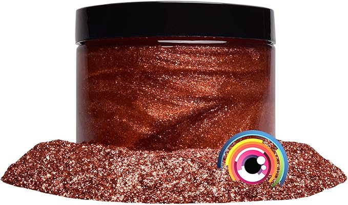 Eye Candy Pigments Premium Copper Mica Powder - Penny Copper (50gr) - for Epoxy, Resin, Soap, Paint, Woodworking, Acrylic Pouring, Bath Bombs, Fishing Lures - DIY Arts and Crafts Additive