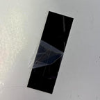 Blank Metal Plates for Laser Engraving - 4 Pack | Aluminum Sheets 0.020" Thick | CO2, Diode, Fiber Laser Compatible | Multiple Sizes & Colors (Black (engraves silver), 1x8.25 inch)