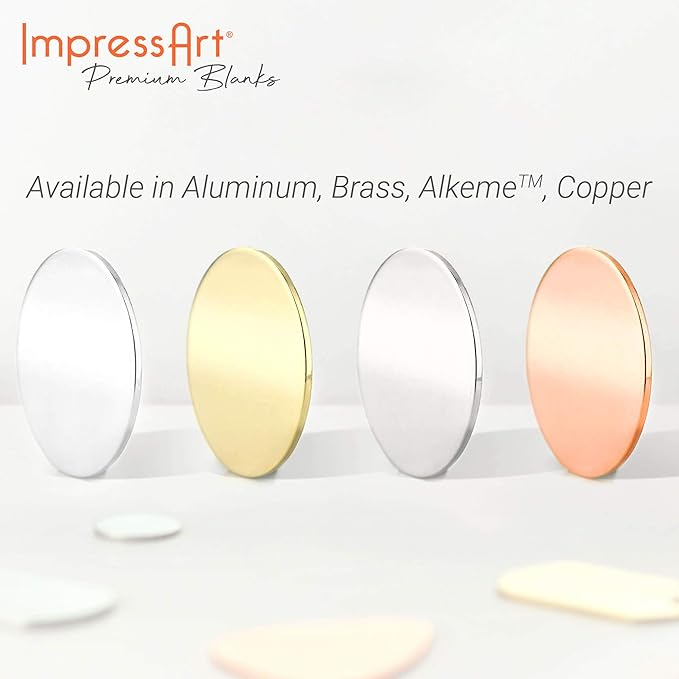 ImpressArt - Premium Metal Stamping Rectangle Blanks for Metal Stamping and Jewelry Making (24 Pack) (1/4" x 1 1/2" Rectangle Strip, Brass)