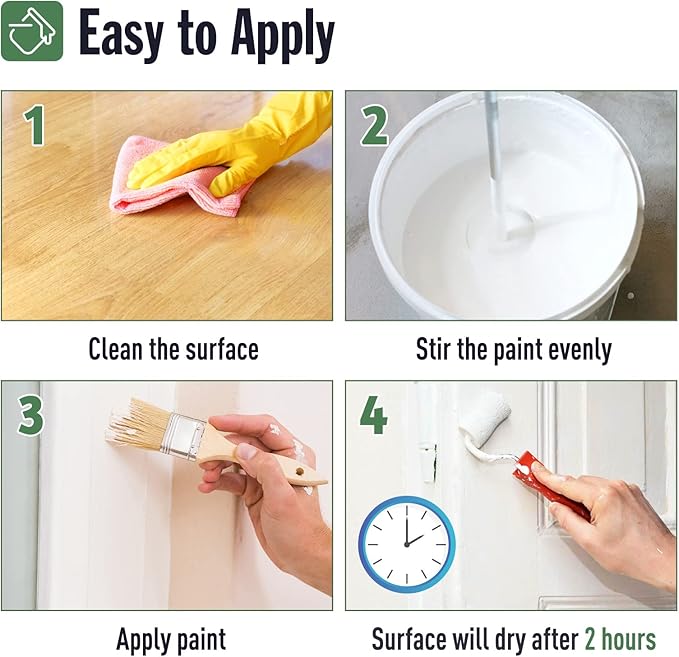 DWIL Matte Finish Furniture Paint - 5 Oz Wood Paint for Cabinets, Doors, Tables, and Dressers Refinishing - Water-Based, Non-Toxic & Odorless, Easy to Apply(Bronze blue)-Trial Pack