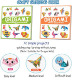 hapray Origami Kit for Kids Ages 5-8 8-12, with Guiding Book, 152 Paper with 72 Patterns, DIY Art and Craft Projects, Beginners Children's Day Gift Boy Girl