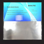 BANLTRE 32 Pieces 6 mil Transparency Blank Template Material Stencils Mylar for Cutting Paper Clear Sheet 12 × 12 inch (32-6 mil)