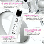 ISOCLEAN Professional Brush Cleaner 6 fl oz - Easy Pour Makeup Brush Cleaner for Cosmetic Tools, Cleans Bristles, Scented No-Rinse Formula Dries in 60 Seconds, Vegan, Not Tested on Animals
