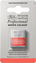 Winsor & Newton Professional Watercolor, Half Pan, Quinacridone Red