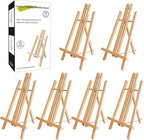 CONDA 6 Pack 16" Tabletop Display Easel, Portable A-Frame Tripod Display Easel for Painting Party & Displaying Canvases, Photos, Display Tripod Holder Stand for Students Kids Beginners