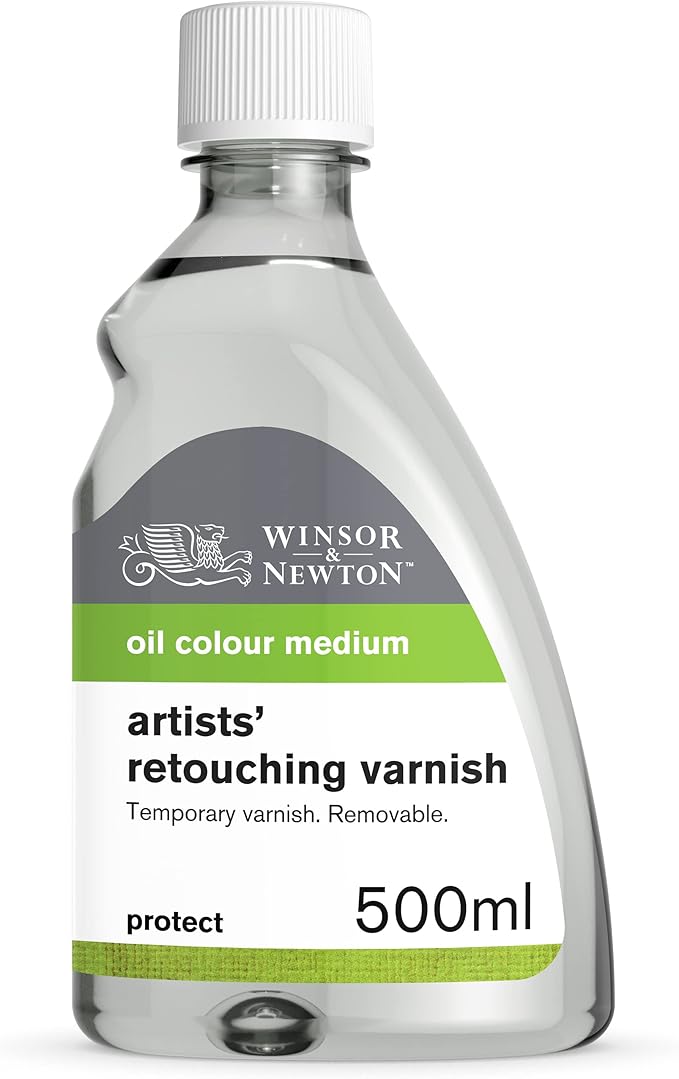 Winsor & Newton Professional Artists' Retouching Varnish, 500ml (16.9-oz) Bottle