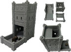 HAUTICO Dwarf Dice Tower Terrain Scenery for 20-28mm Miniatures Wargame, D&D Table Top Game Paintable