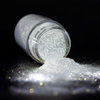 Diamond Mica Powder for Epoxy Resin，Natural Shimmer Mica Powder Used for Coloring car Spray Paint, Candles, soap, Eye Shadow, Lip Gloss, Nail Polish(50g/1.7oz)