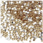 The Crafts Outlet 1,440pc Rhinestones Round 3mm (10ss) Flatback Fucshia