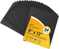 24 Ct Sheets Black EVA Cosplay Foam in 9” x 12’’ Sheets; High Density Thick Foam 85 kg/m³, 6mm (1/4”); Great for Costumes, Props, Armor, Masks, Arts and Crafts Projects