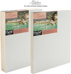 Da Vinci Pro Ultra Smooth Wood Canvas Gesso Board - 3/4" Deep, 16x20 Single White Acrylic Polymer Gesso Panels for Painting Fine Portraits and Ultra Fine Detail Illustrations and Artwork