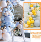 Balloon Arch Kit - 98.4ft DIY Balloon Garland Strip with 600Pcs Clear Glue Point Dots, Removable Adhesive Tape for Balloon Arch Decorations, Wedding & Craft Decor
