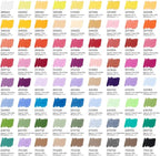 Paul Rubens Professional Soft Pastels, Handmade 72 Vibrant Colors Chalk Pastels Smooth and High Adhesion for Painting, Drawing, Blending, Crafting, Ideal Art Supplies for Artists, Beginners
