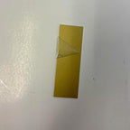 Blank Metal Plates for Laser Engraving - 4 Pack | Aluminum Sheets 0.020" Thick | CO2, Diode, Fiber Laser Compatible | Multiple Sizes & Colors (Gold (engraves black), 1x4.25 inch)