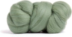 Desert Breeze Distributing 100% Natural Merino Wool Roving - Premium Combed Top Merino Roving Wool - Tapestry, Spinning, Wet Felting & Needle Felting Supplies - 21.5 Micron - 1 oz, Color Ivy Green