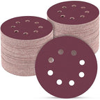 100 PCS 5 Inch Sanding Discs 2000 Grit, Round Hook and Loop Sandpaper for Random Orbital Sander