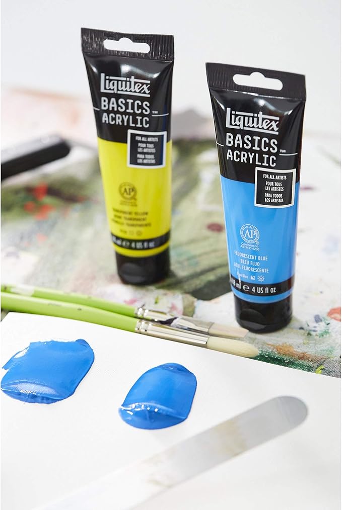 Liquitex BASICS Acrylic Paint, 118ml (4-oz) Tube, Iridescent Graphite