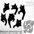 Cutting Dies Metal Stencils Scrapbooking Tools DIY Embossing Template for Paper Card Making Album Arts Crafts Supplies (Cat-10.7x8.6cm)