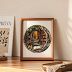 KAAYEE Wooden Puzzles for Adults, 3D Visual Effect Tree House Library Wooden Jigsaw Puzzle Unique Shape Wood Puzzle Adult, 3D Effect Flat Puzzle Birthday Family Games (L-13.4 * 13.4 in-295pcs)
