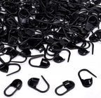 150 PCS Plastic Knitting Stitch Markers for Crocheting, Crochet Stitch Marker for Yarn Crafts Knitting Weaving Locking Plastic Safety Pins Crochet Supplies Accessories, Black