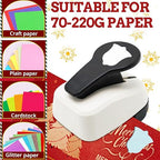 Christmas Punch 1 inch, Bell Punch for Paper Crafting, Bell Shape Hole Puncher for Crafts, Paper Punches for Christmas, Crafts Puncher for Handmade Scrapbook Cards