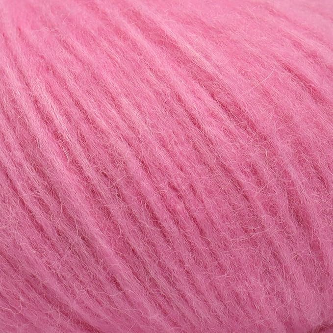 Pullu - Baby Alpaca Merino Wool Yarn Set of 3 Skeins (150 Grams) Worsted Weight - Sourced Directly from Peru - Heavenly Soft and Perfect for Knitting and Crocheting (Cotton Candy)