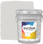 EVOLVE Paint & Primer: Environment-friendly, Low Sheen with One-coat Coverage for Interior & Exterior surfaces (Morning Frost, 5-Gallon)
