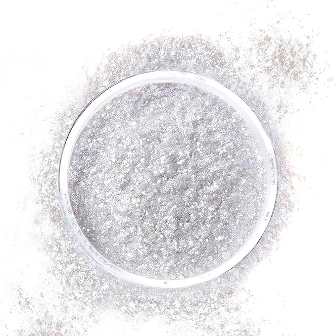 Diamond Mica Powder for Epoxy Resin，Natural Shimmer Mica Powder Used for Coloring car Spray Paint, Candles, soap, Eye Shadow, Lip Gloss, Nail Polish(50g/1.7oz)
