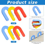 Horseshoe Shim Tile Spacers 1/16 Inch Tile Spacers U Shape Plastic Shims for Tile Leveler Spacers (1/16 Blue 1000 pieces)
