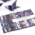 Origami Paper Kit 50 Sheets 70GSM 6 Inch Square Double Sided Color 50 Vivid Japanese Washi Chiyo Colors for Hand Crafts Origami Paper Arts Creativity.Constellation