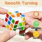 48 Pack Mini Puzzle Cubes Party Favors for Kids, 3x3 Mini Magic Cube Puzzle Prize Set for Kids School Rewards, 1.18inch Bulk Small Toys for Party, Birthday, Christmas Stocking