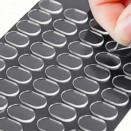 500 Pcs Clear Gel Glue Dots, Double Sided Removable Adhesive Dots, Sticky Tack Mounting Putty for Balloons, Crafts, Photos, Home Decor, DIY Party Decorations